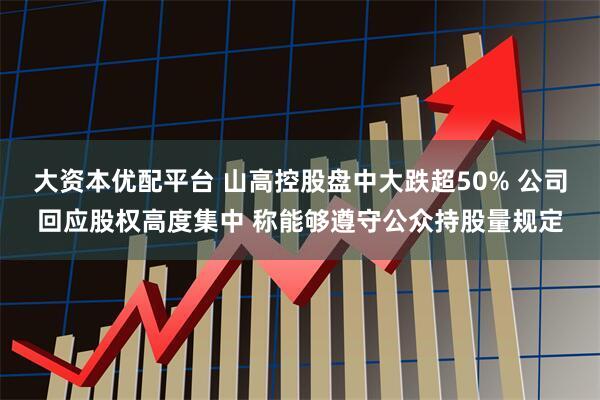 大资本优配平台 山高控股盘中大跌超50% 公司回应股权高度集中 称能够遵守公众持股量规定